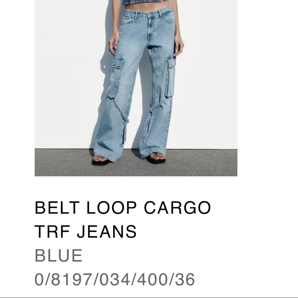 Zara TRF Cargo Jeans